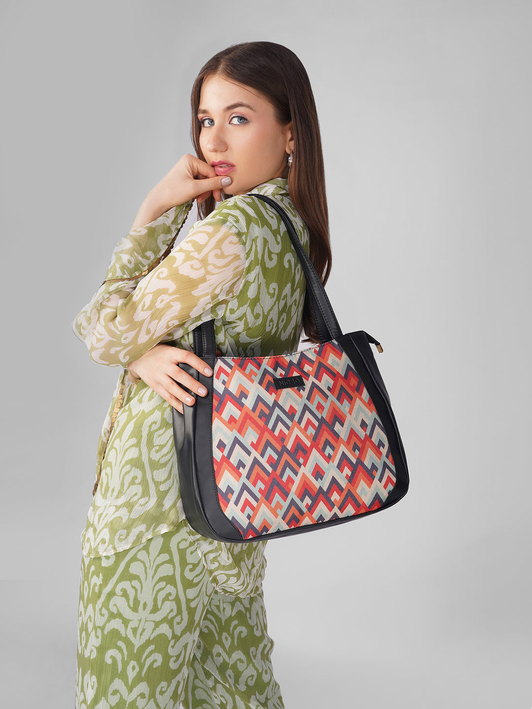 NiceG Red Circuit Tote Bags For Women & Girls