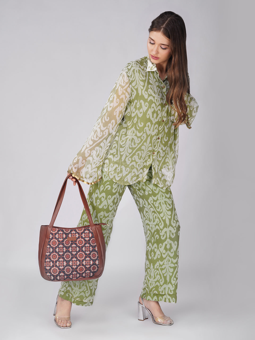 NiceG Pixel Palette Tote Bags For Women & Girls