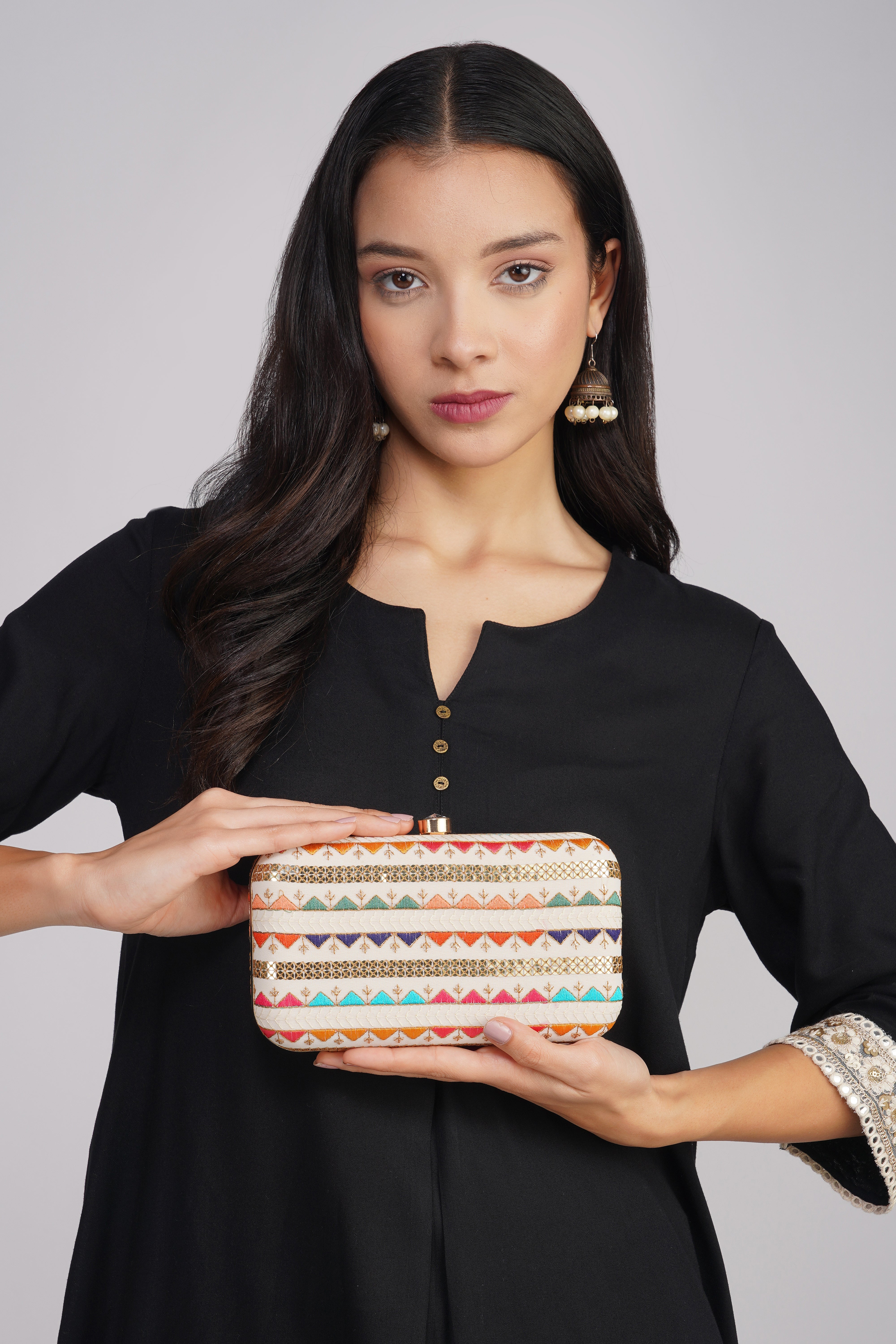 Nice-G Rainbow Clutch: Stunning Colorful Clutches