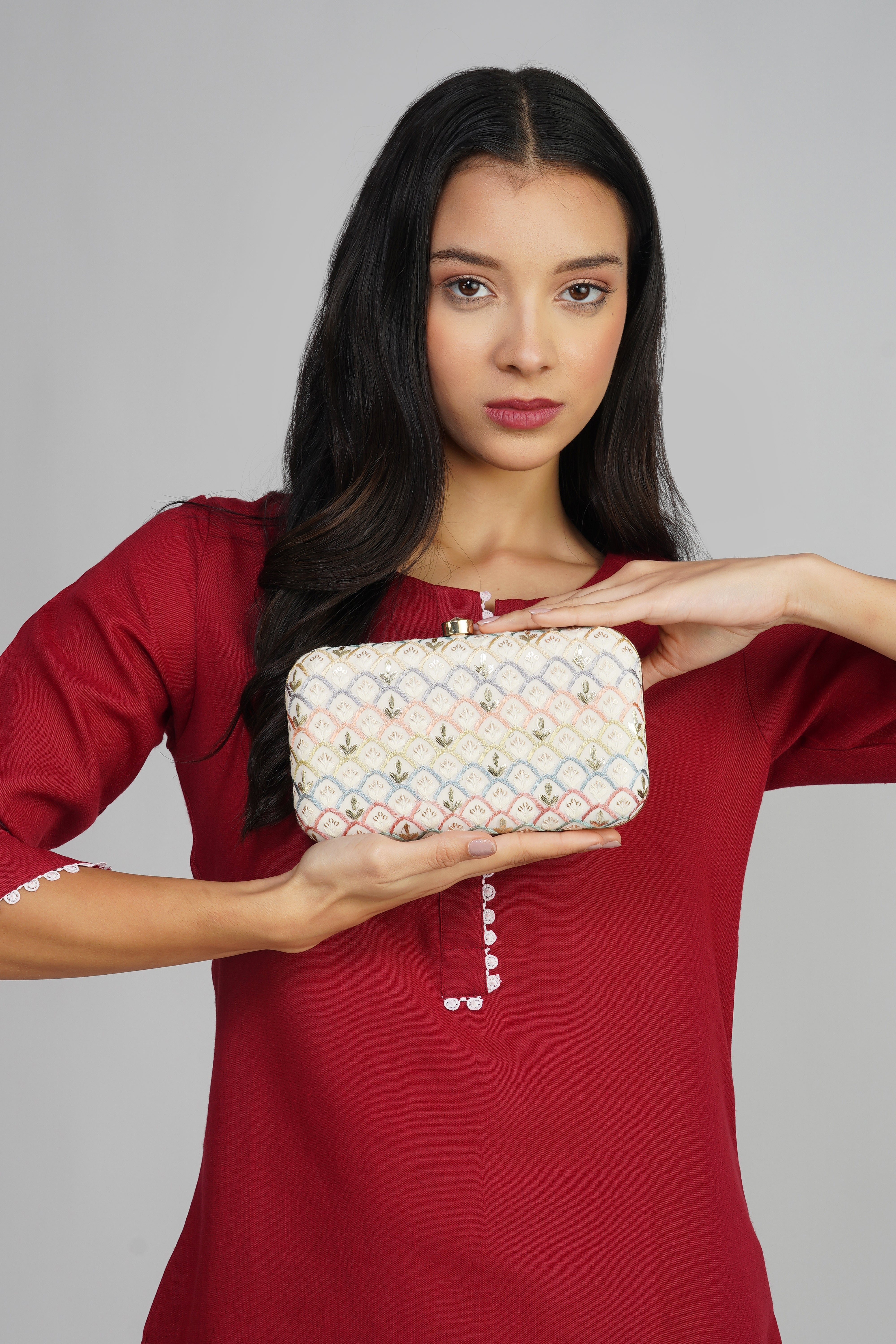 Nice-G's Lavender Lush Clutch: A Stylish Essential