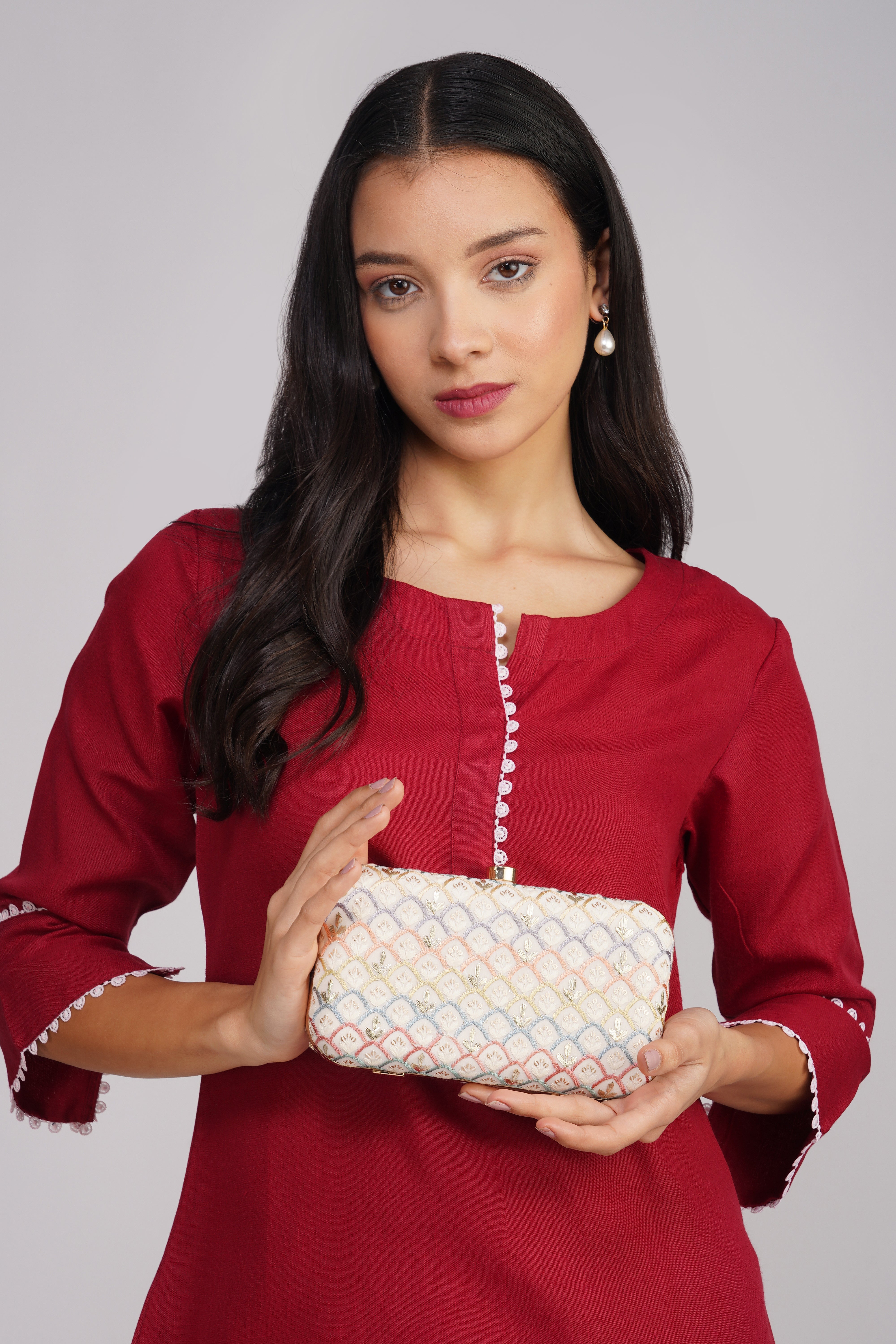 Nice-G's Lavender Lush Clutch: A Stylish Essential