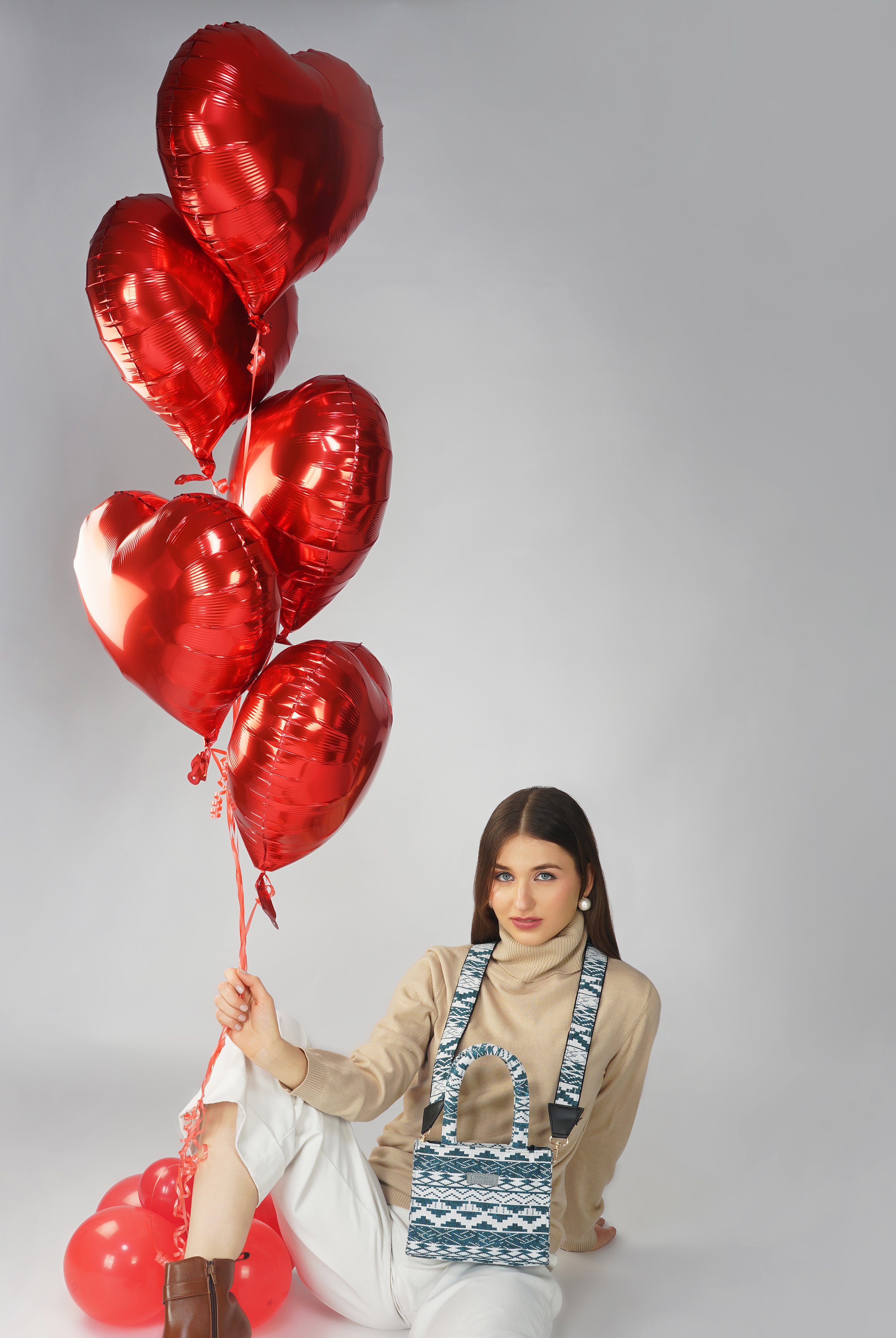 NiceG Blue Bliss Box Bag (Small)