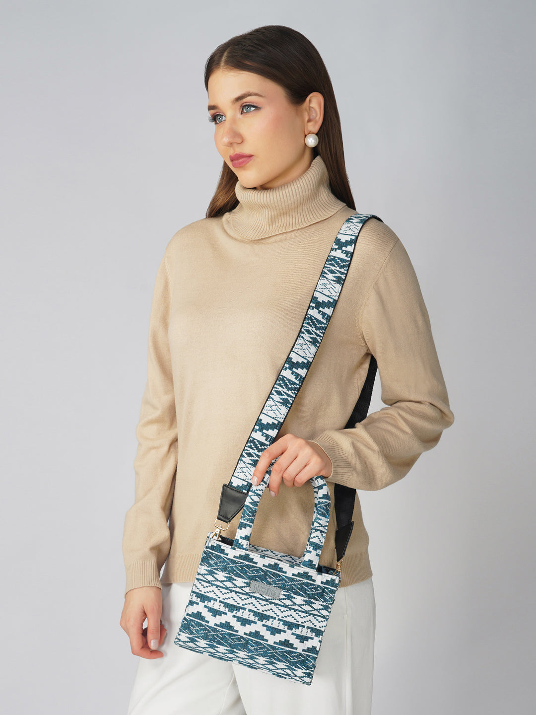 NiceG Blue Bliss Box Bag (Small)