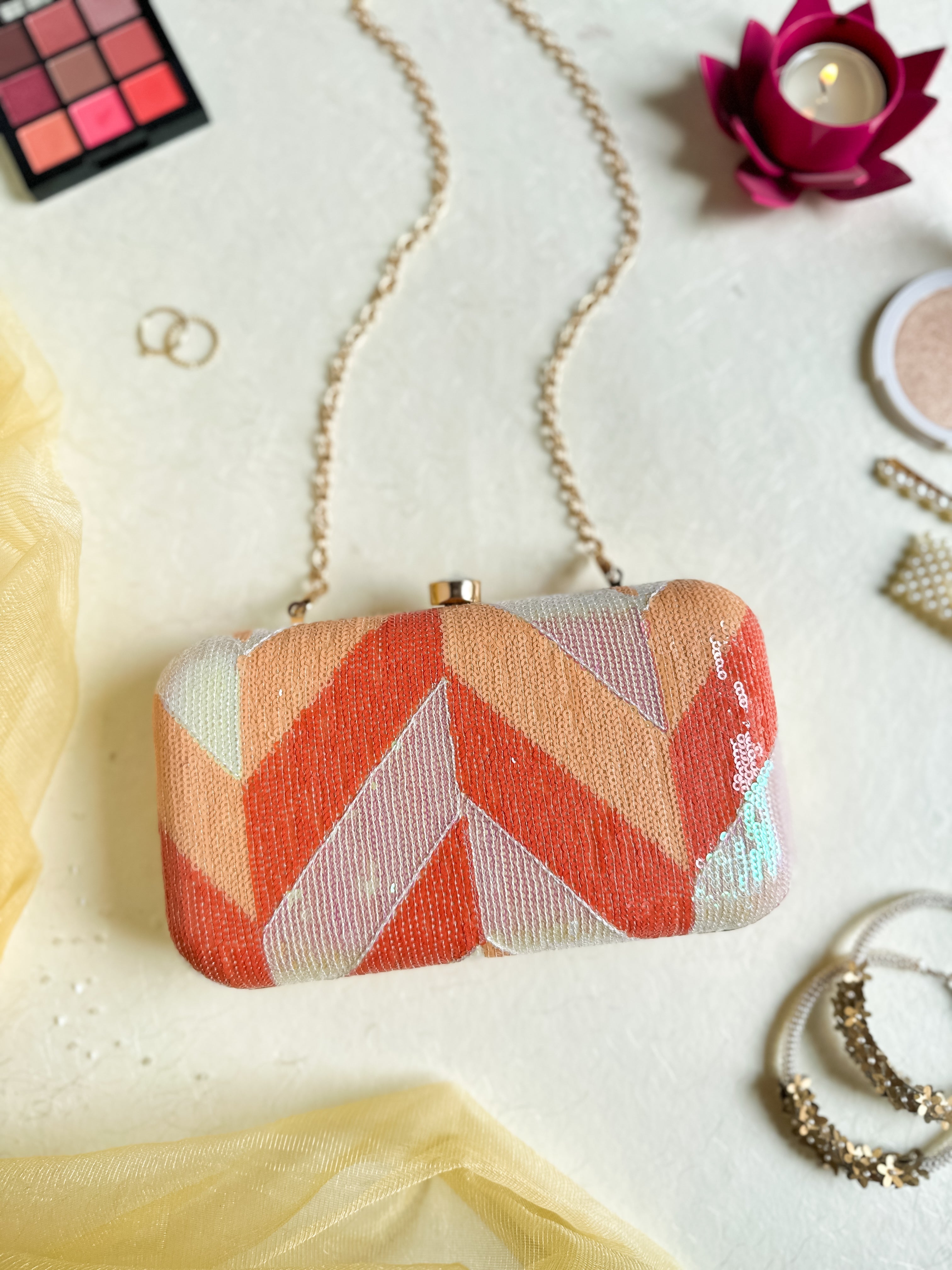 Nice-G Citrus Glam Clutch: The Perfect Accessory for Weddings