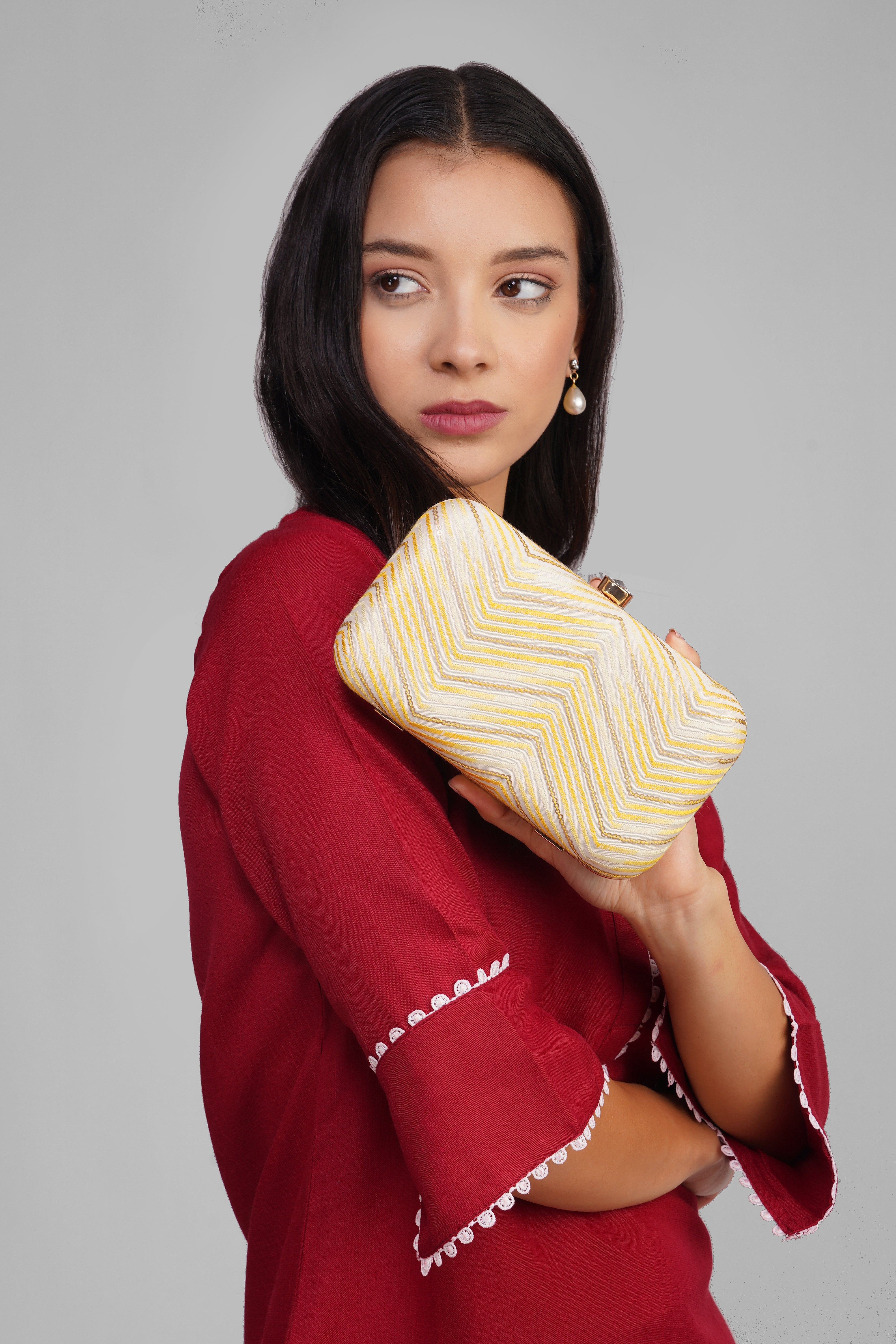 Nice-G Cultural Crafted Clutch for Indian Weddings & Occasions