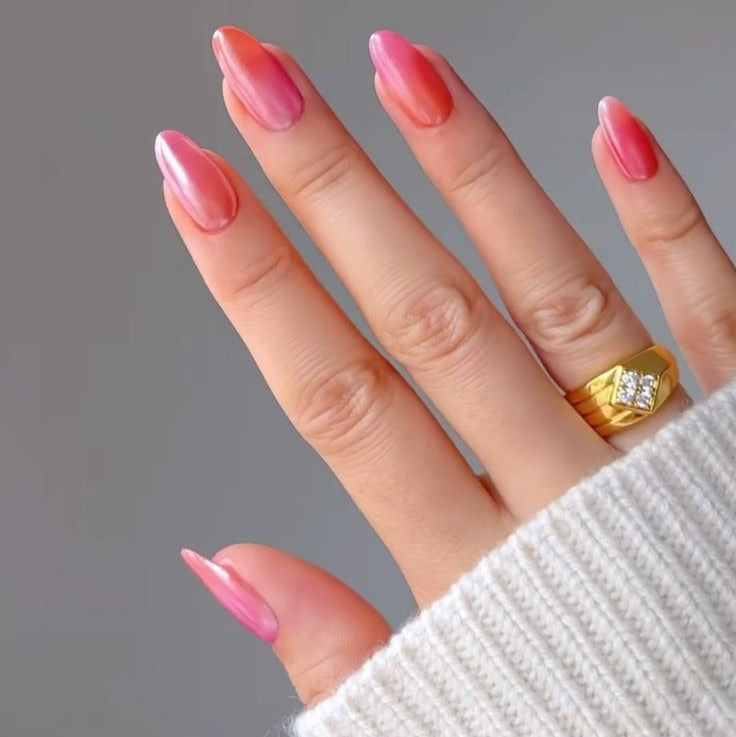 Sunset Ombre – Press-On Nails (Set of 24)