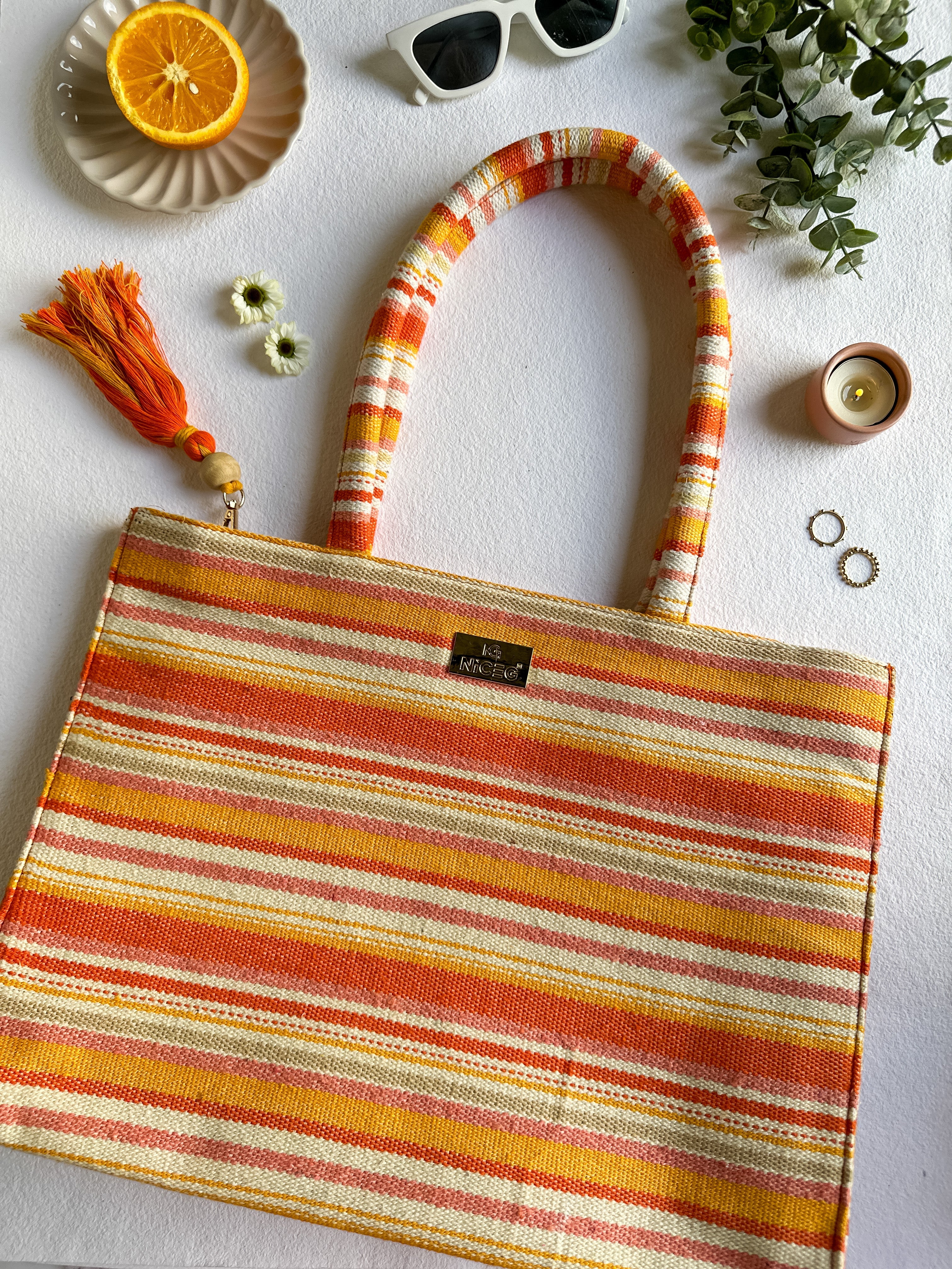 NiceG Vibrant Box Bag (Large)