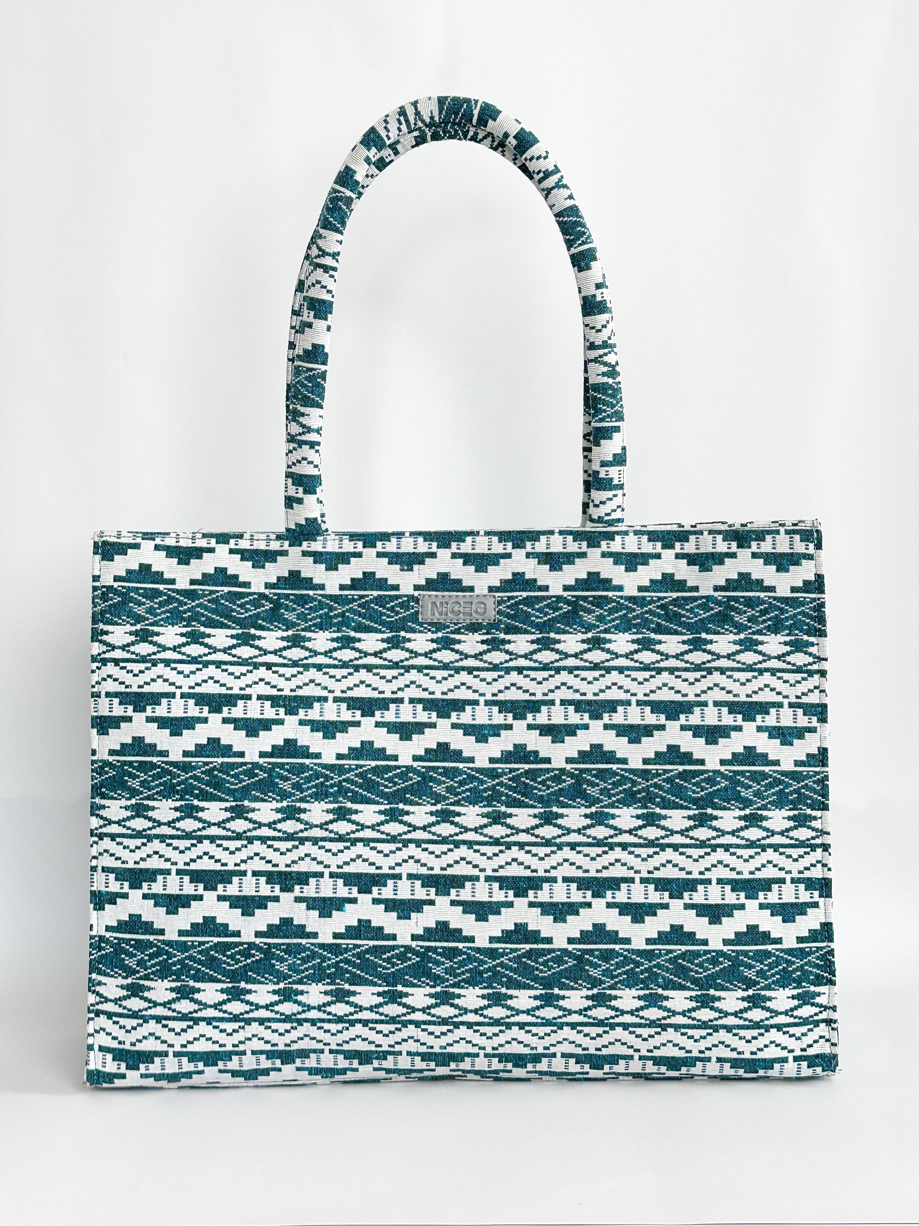 NiceG Blue Bliss Box Bag (Large)