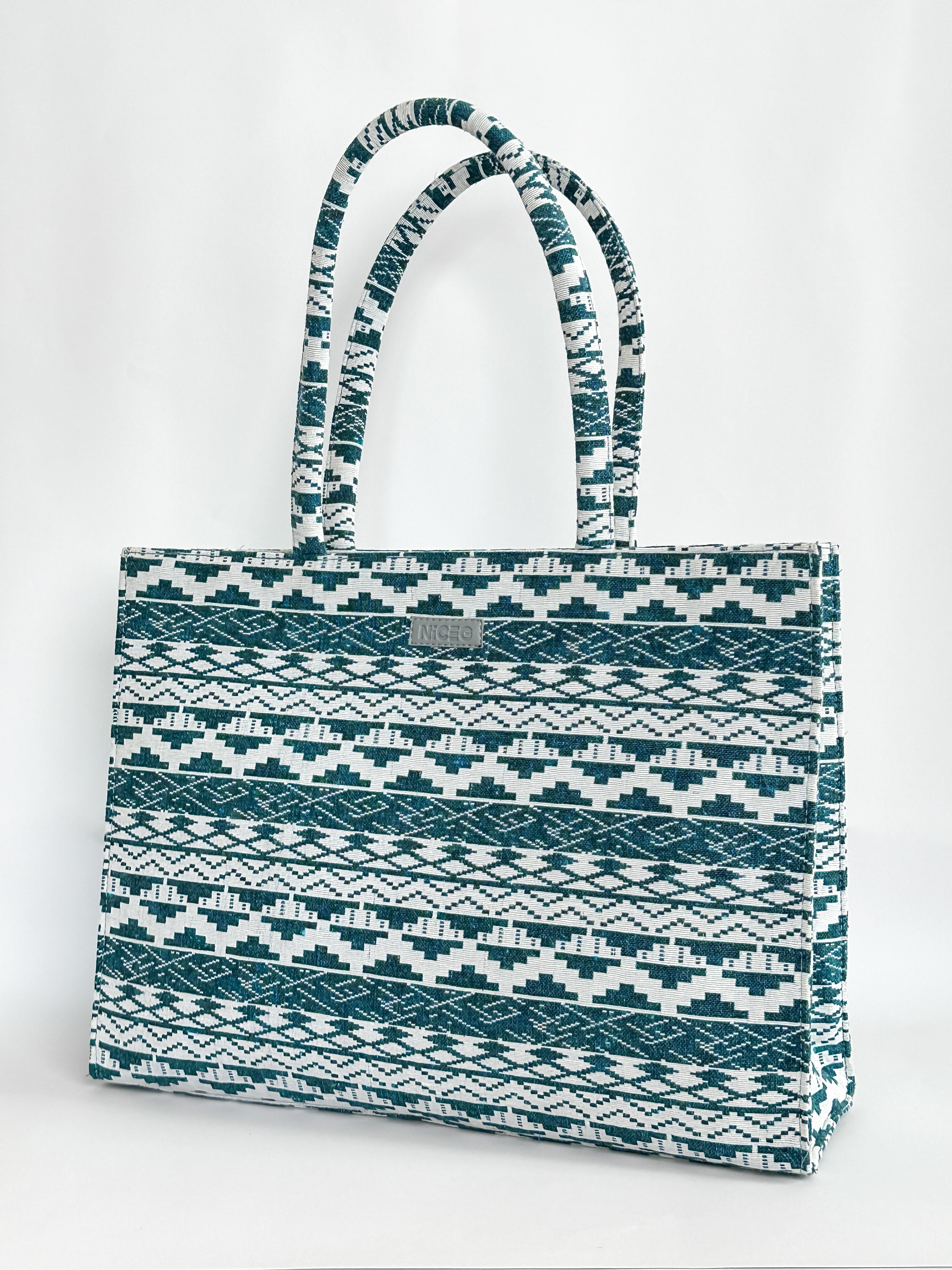 NiceG Blue Bliss Box Bag (Large)