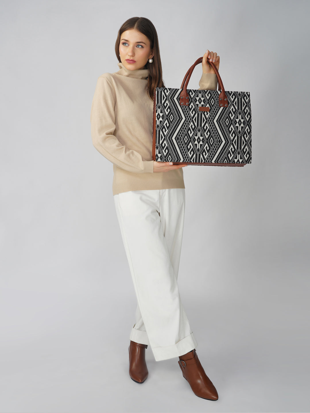 NiceG Black Cherry Tote Bags For Women & Girls