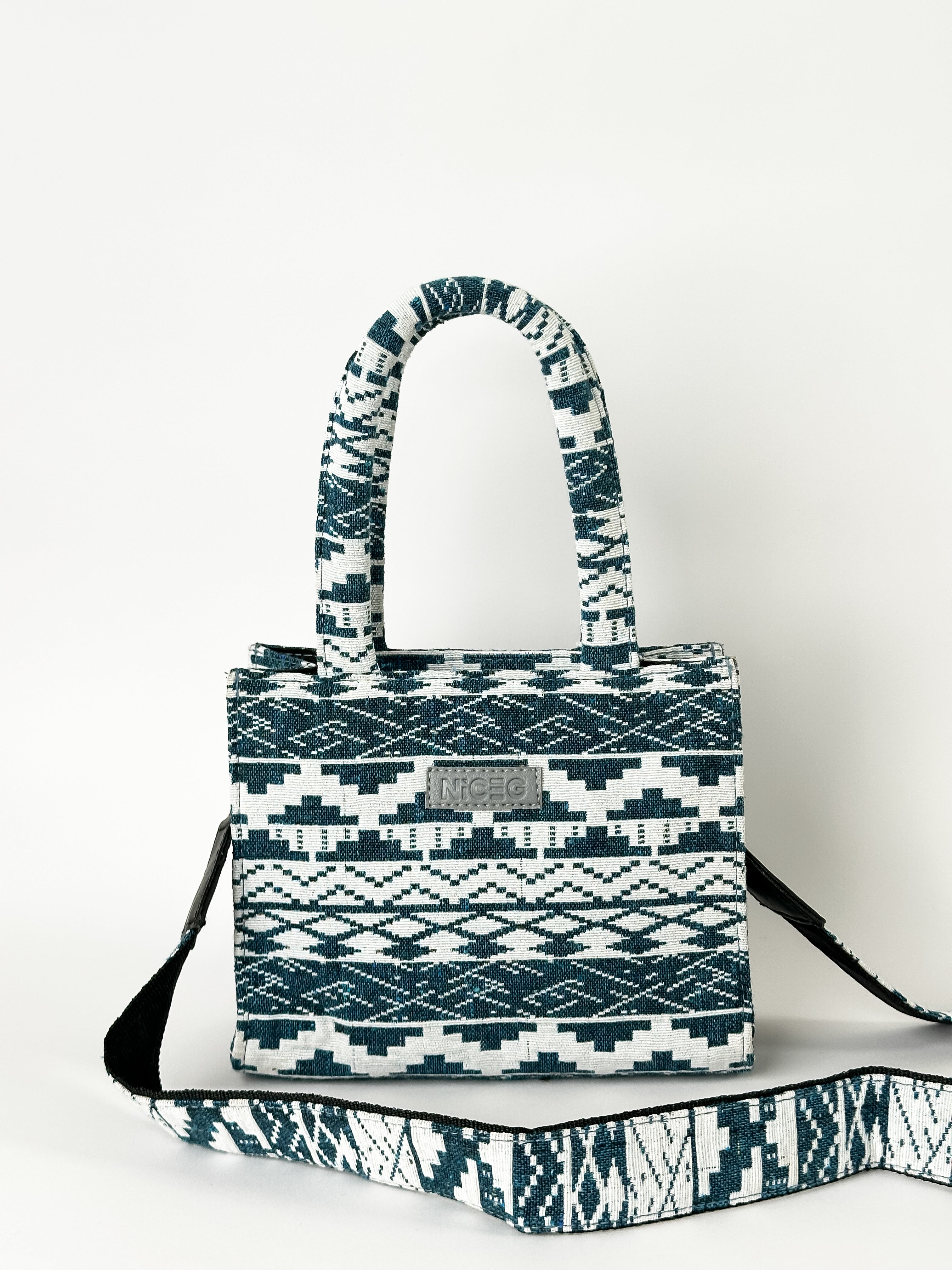 NiceG Blue Bliss Box Bag (Small)