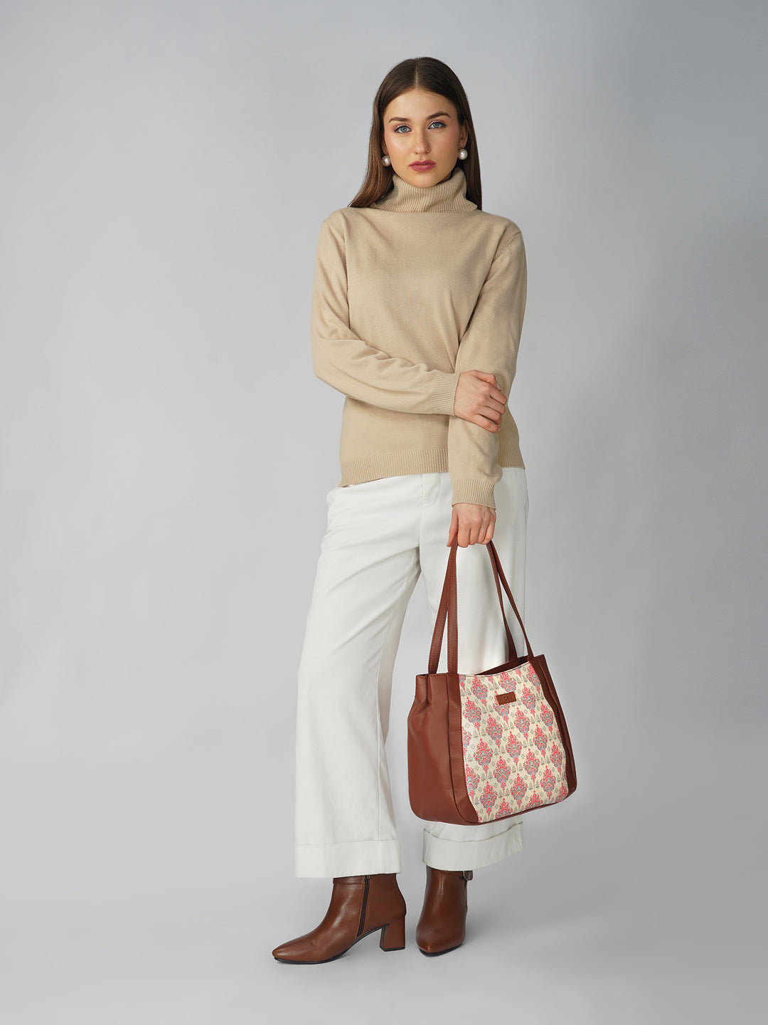 NiceG Orchid Tote Bags For Women & Girls