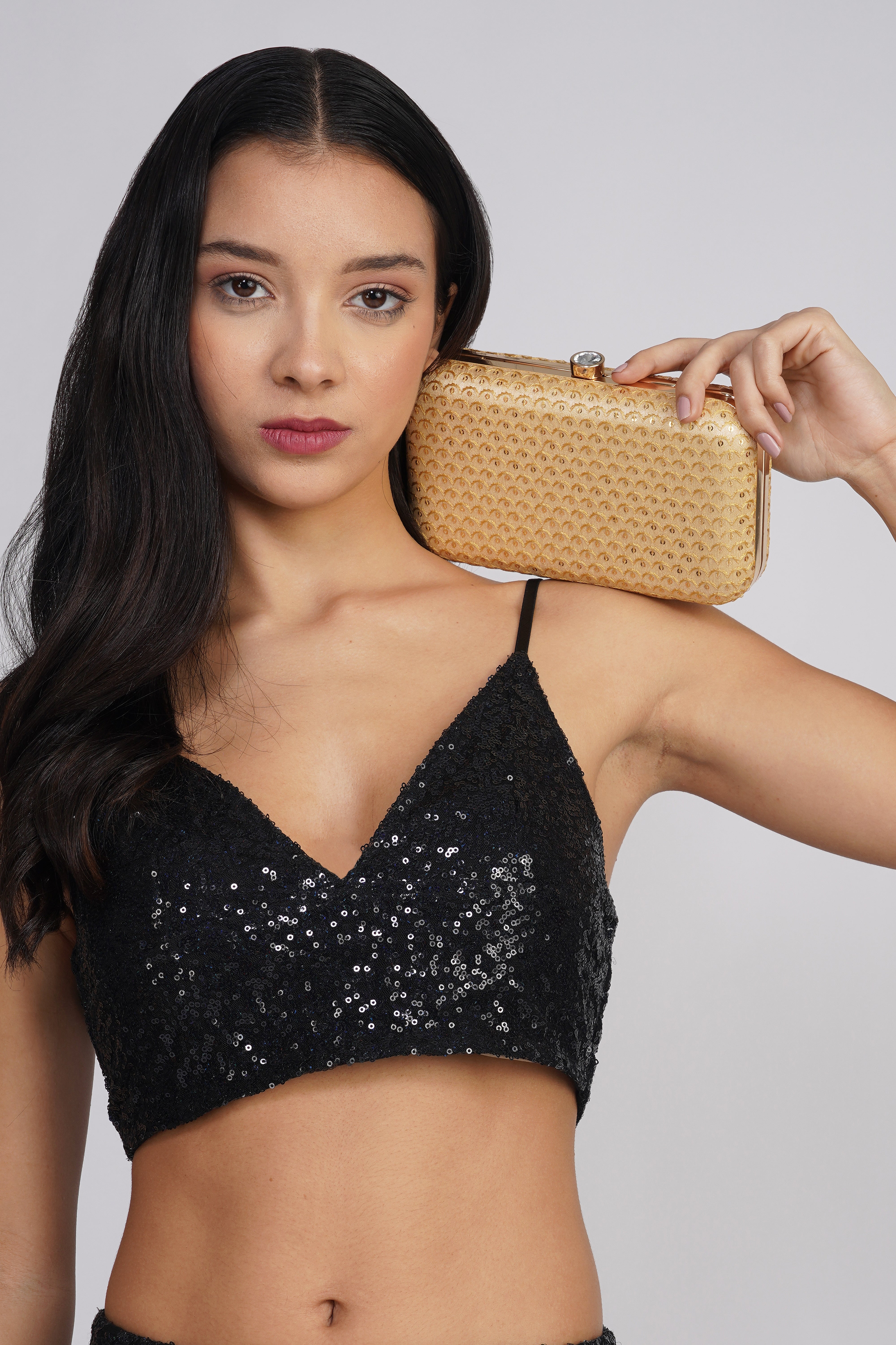 Nice-G Ivory Elegance Clutch: Elegant & Beautiful for Girls