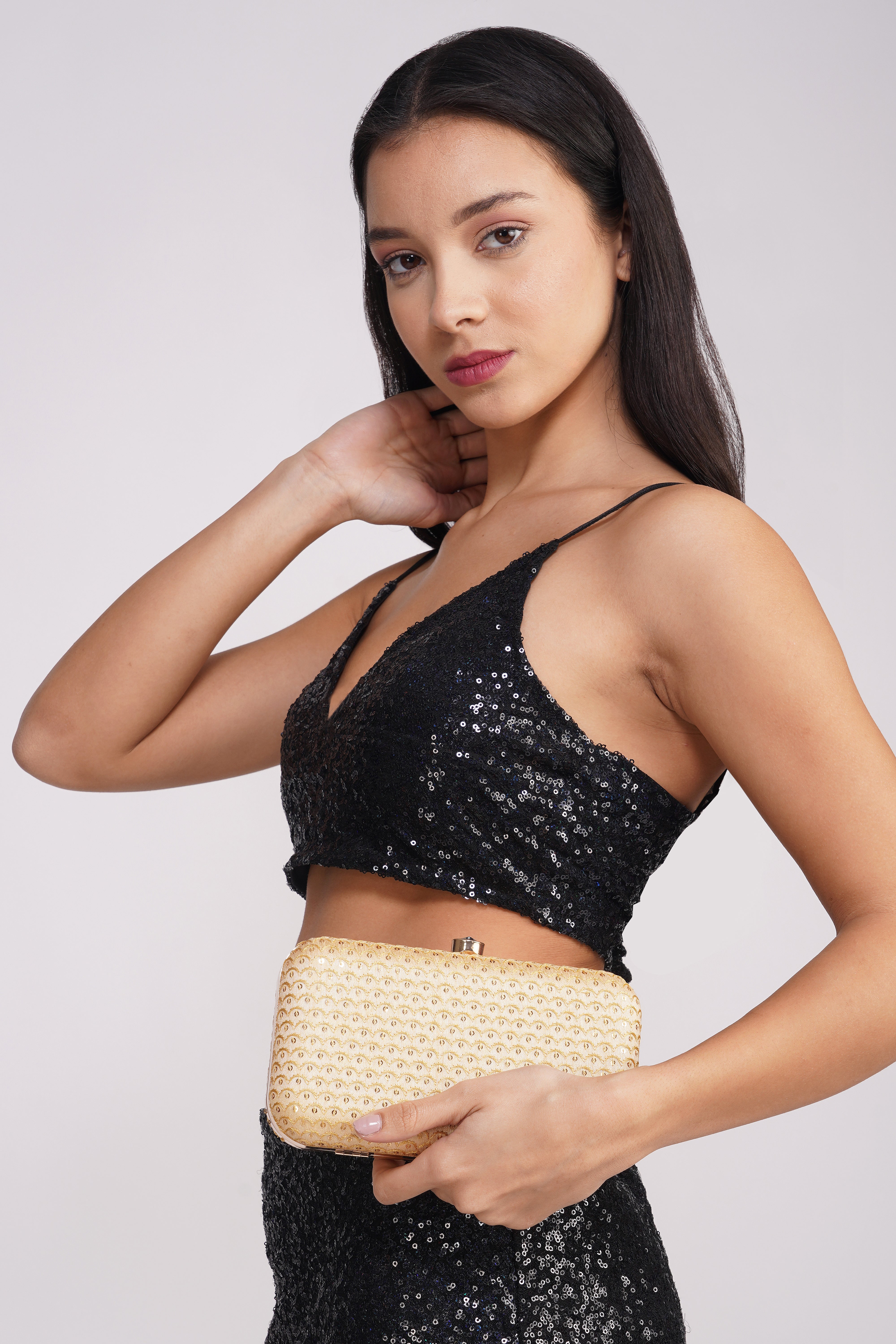 Nice-G Ivory Elegance Clutch: Elegant & Beautiful for Girls