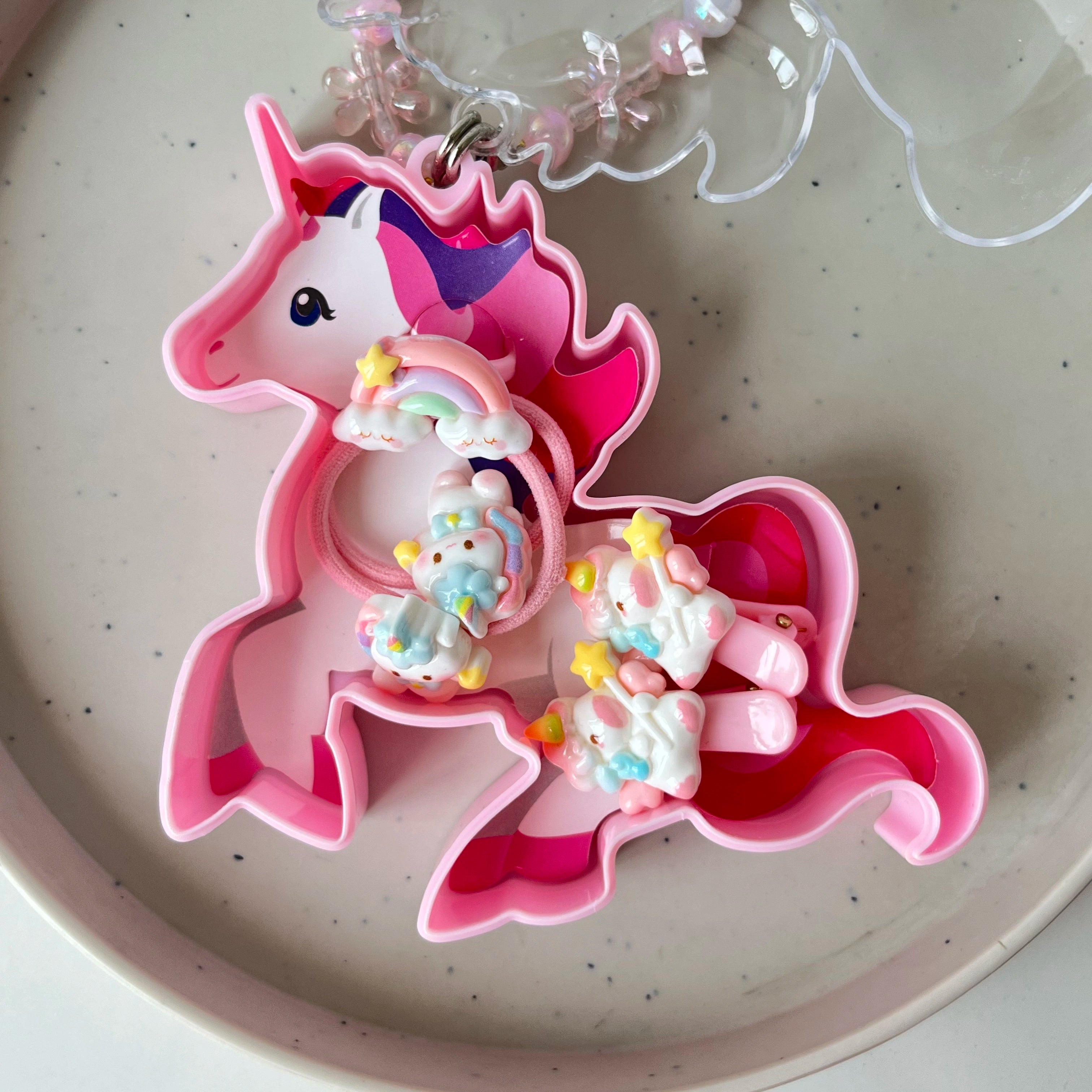Unicorn Hair Accessories Kit – Pink
