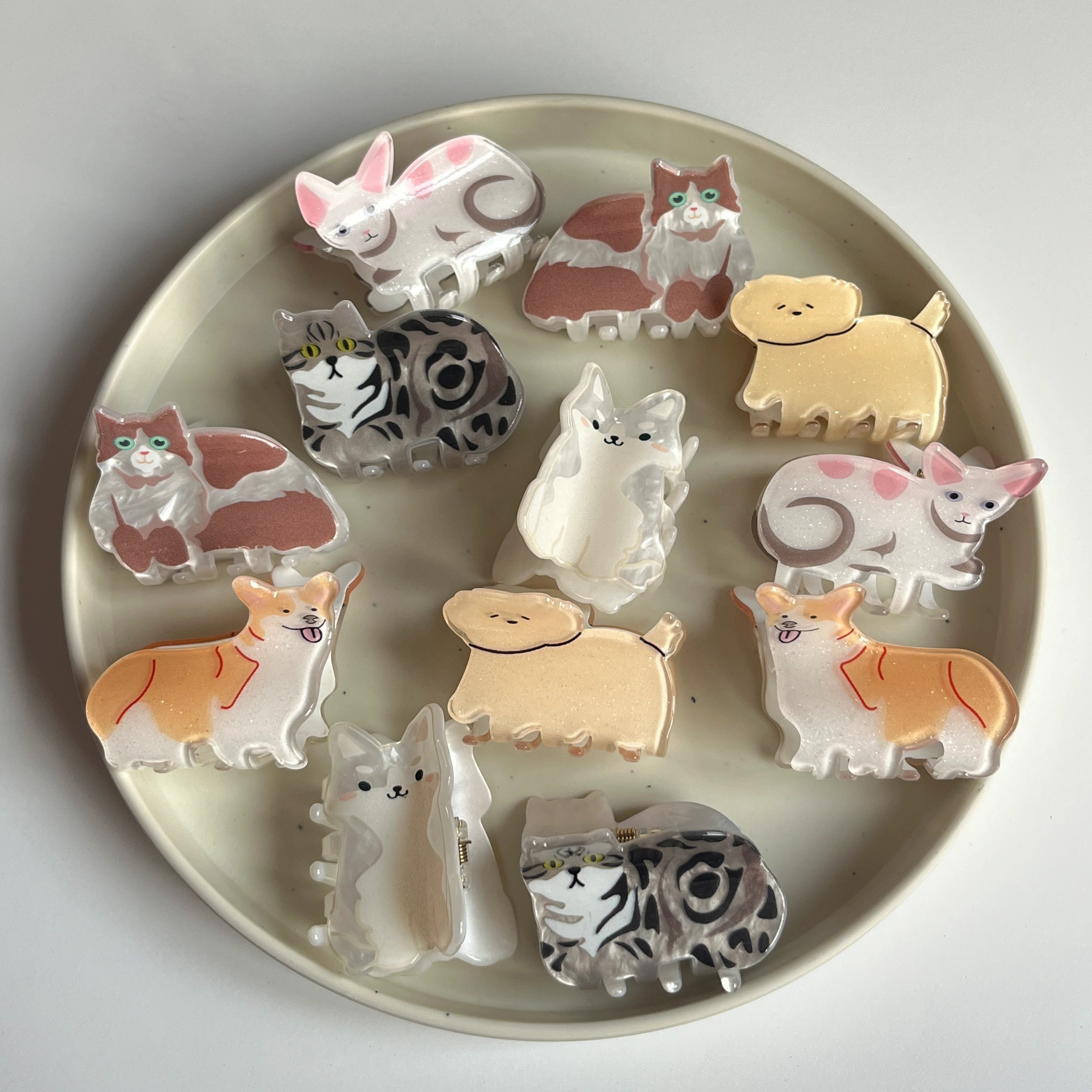 Pet Hair Claw – Set of 12