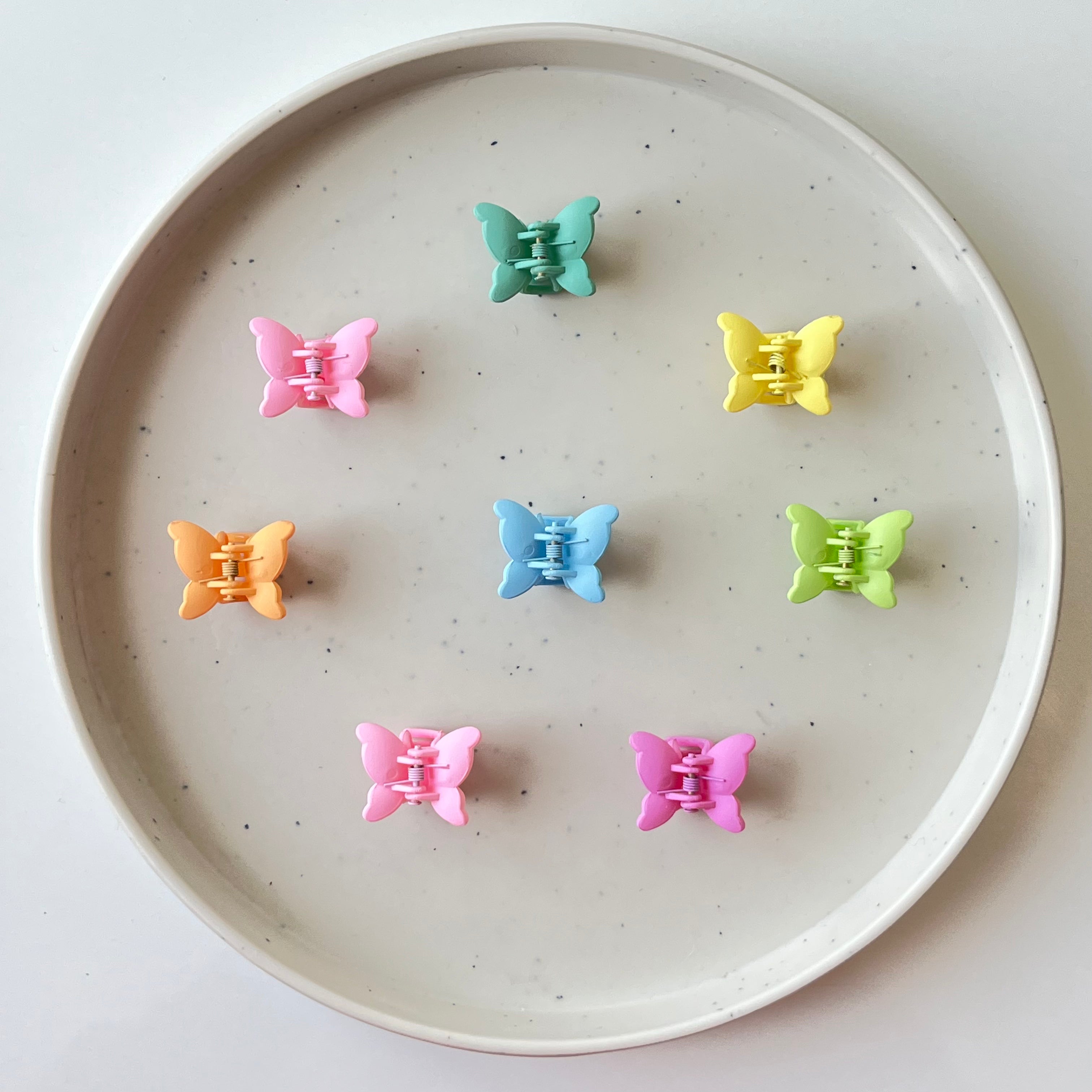 Mini Butterfly Claw Set - Set of 4, Adorable Butterfly Hair Clips for Kids