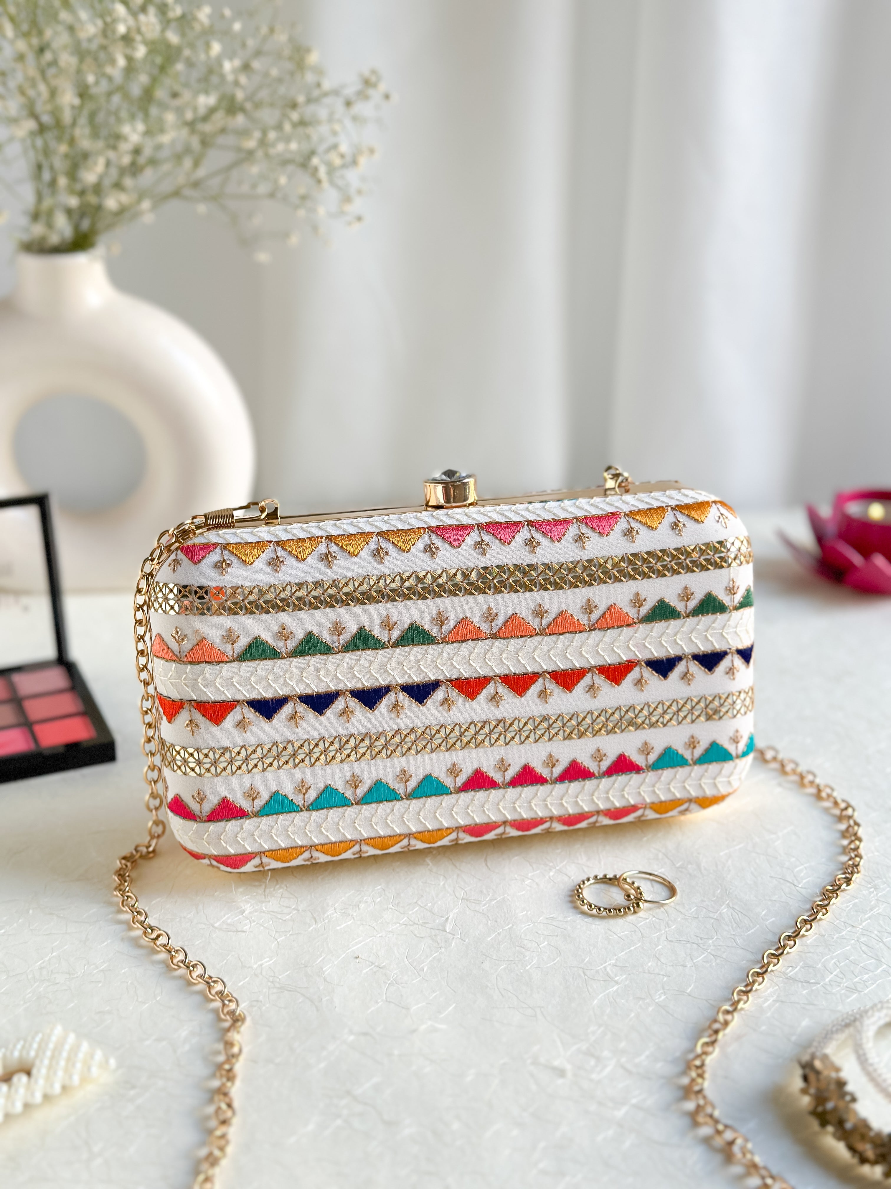 Nice-G Rainbow Clutch: Stunning Colorful Clutches