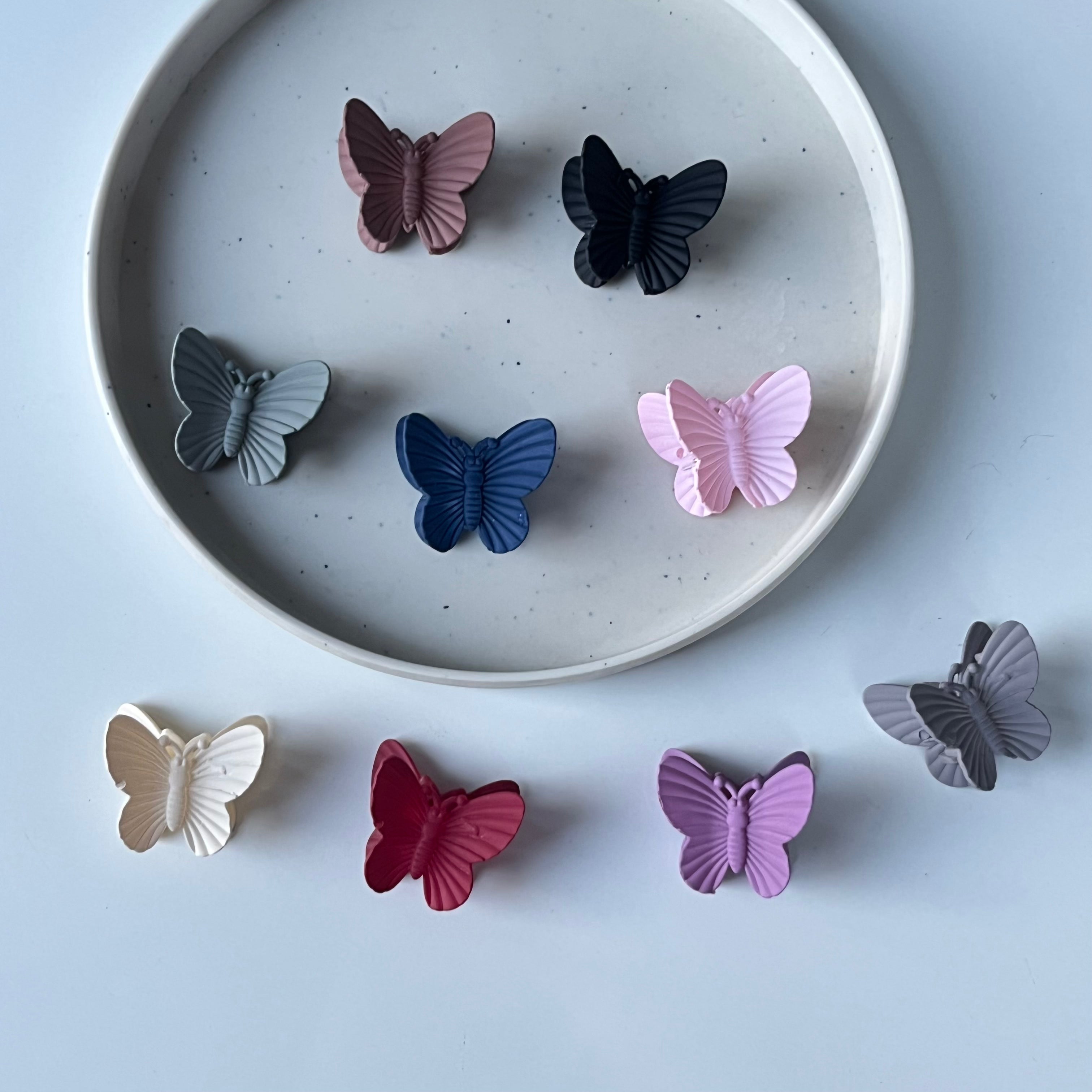 Papillon Matte Claw Clip – Small (Vault Set of 9)