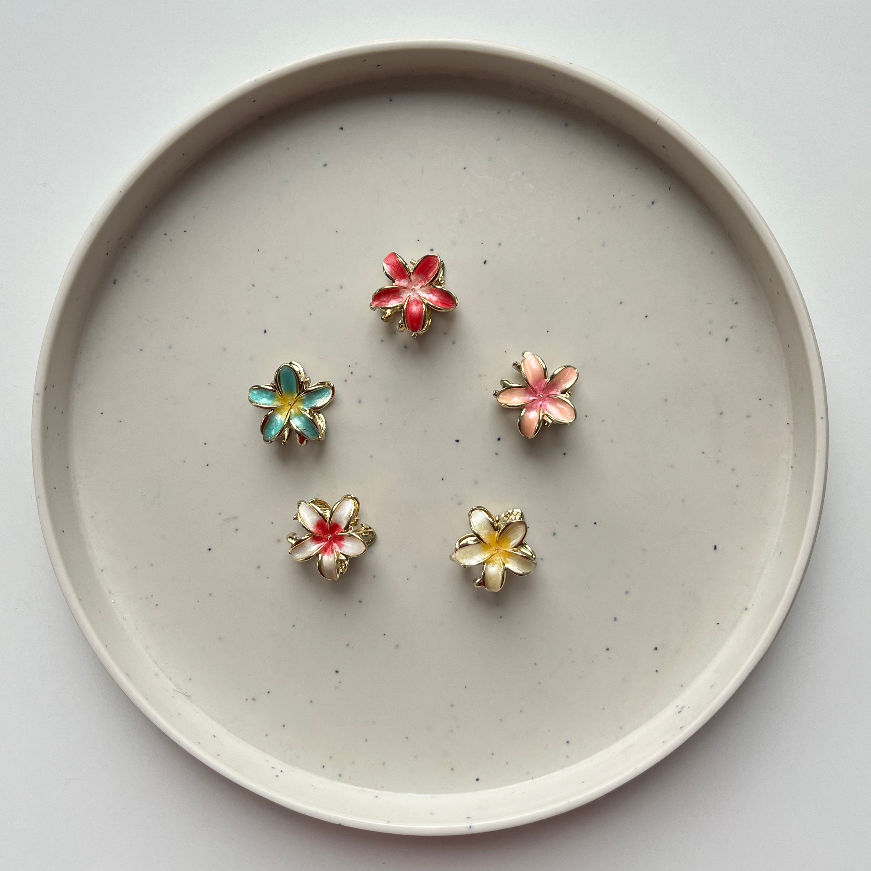Enamel Bloom – Small Hair Claw (Vault Set of 5)
