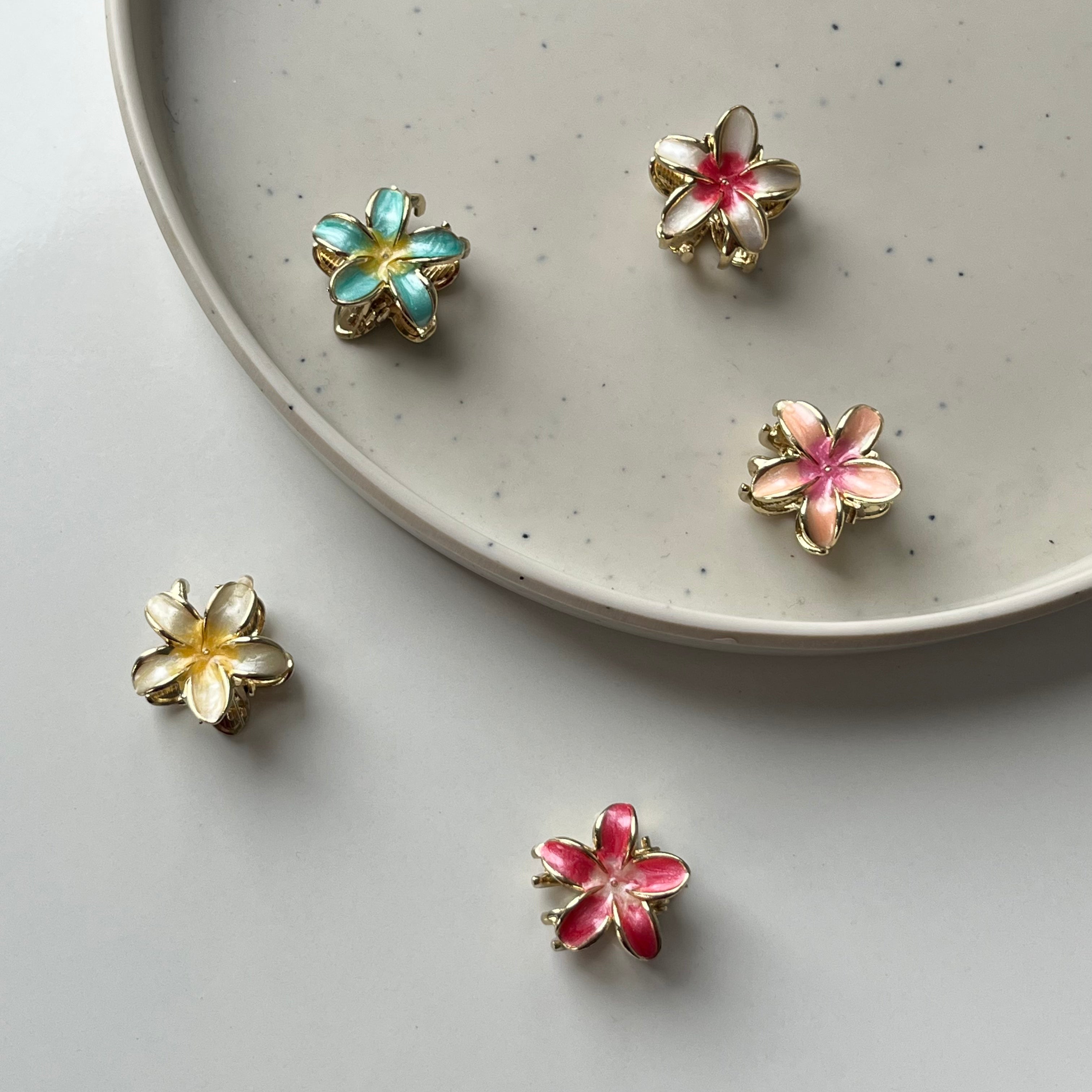 Enamel Bloom – Small Hair Claw (Vault Set of 5)