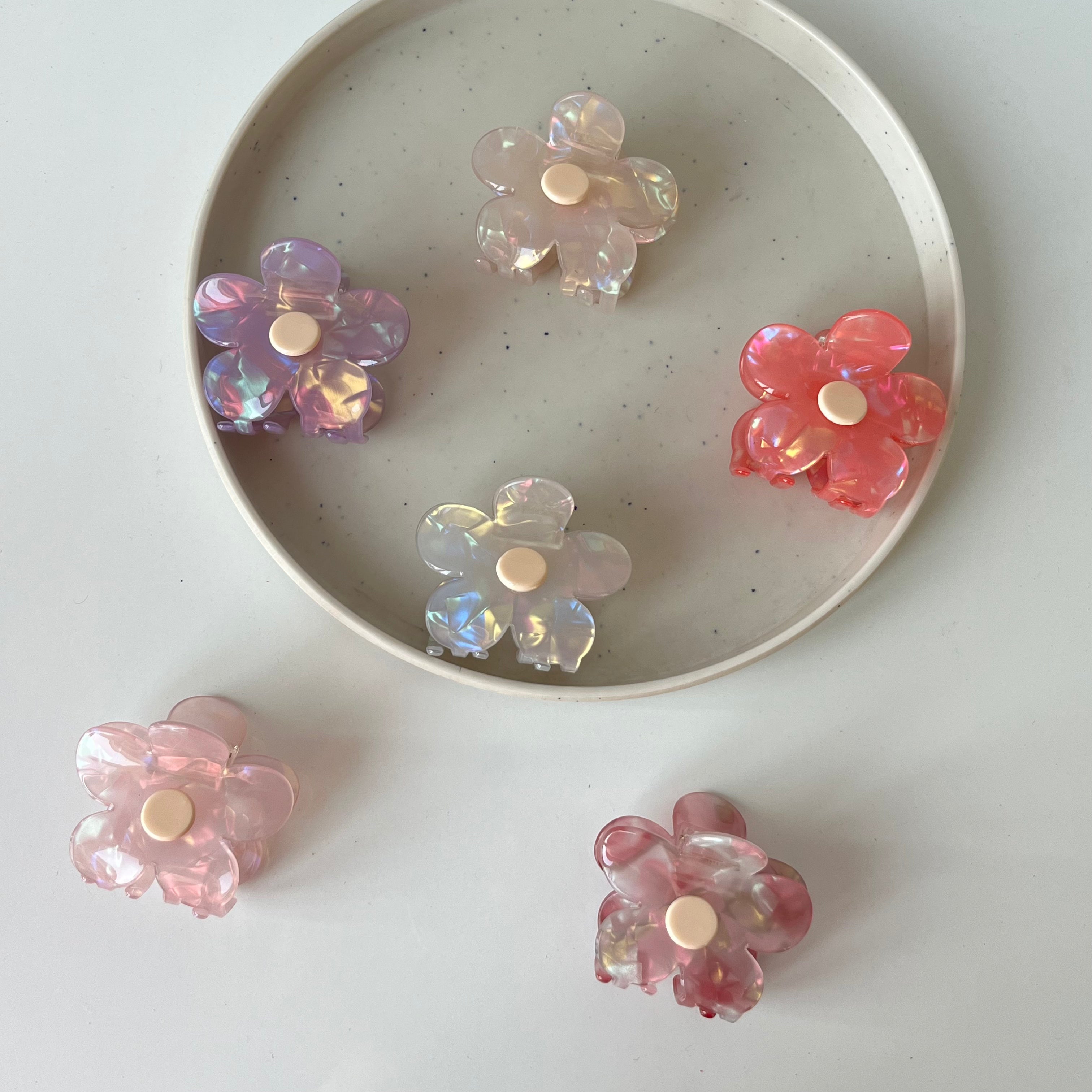 Aurora Bloom – Medium Hair Claw (Vault Set of 6)