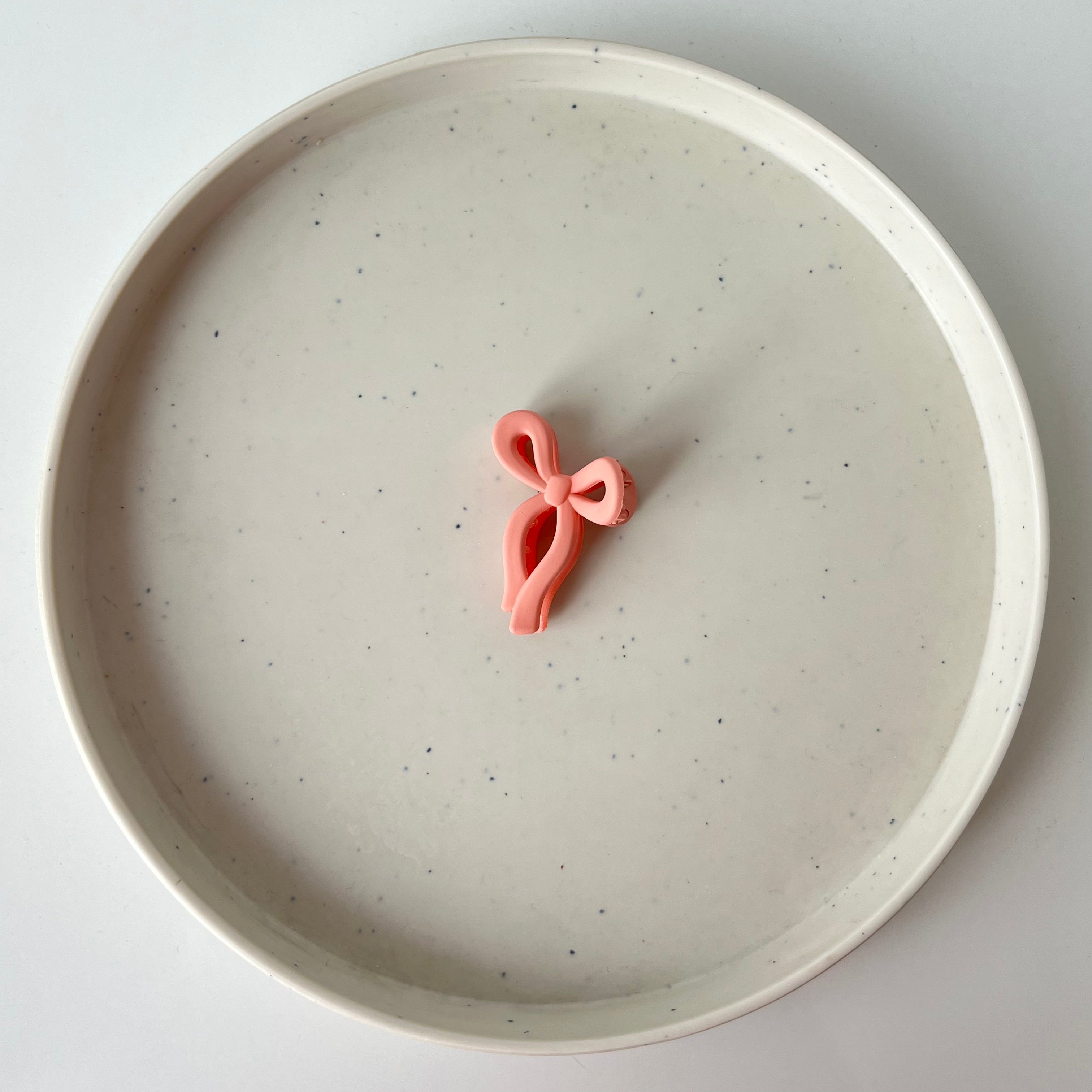 Matte Ribbon – Small Bow Hair Claw