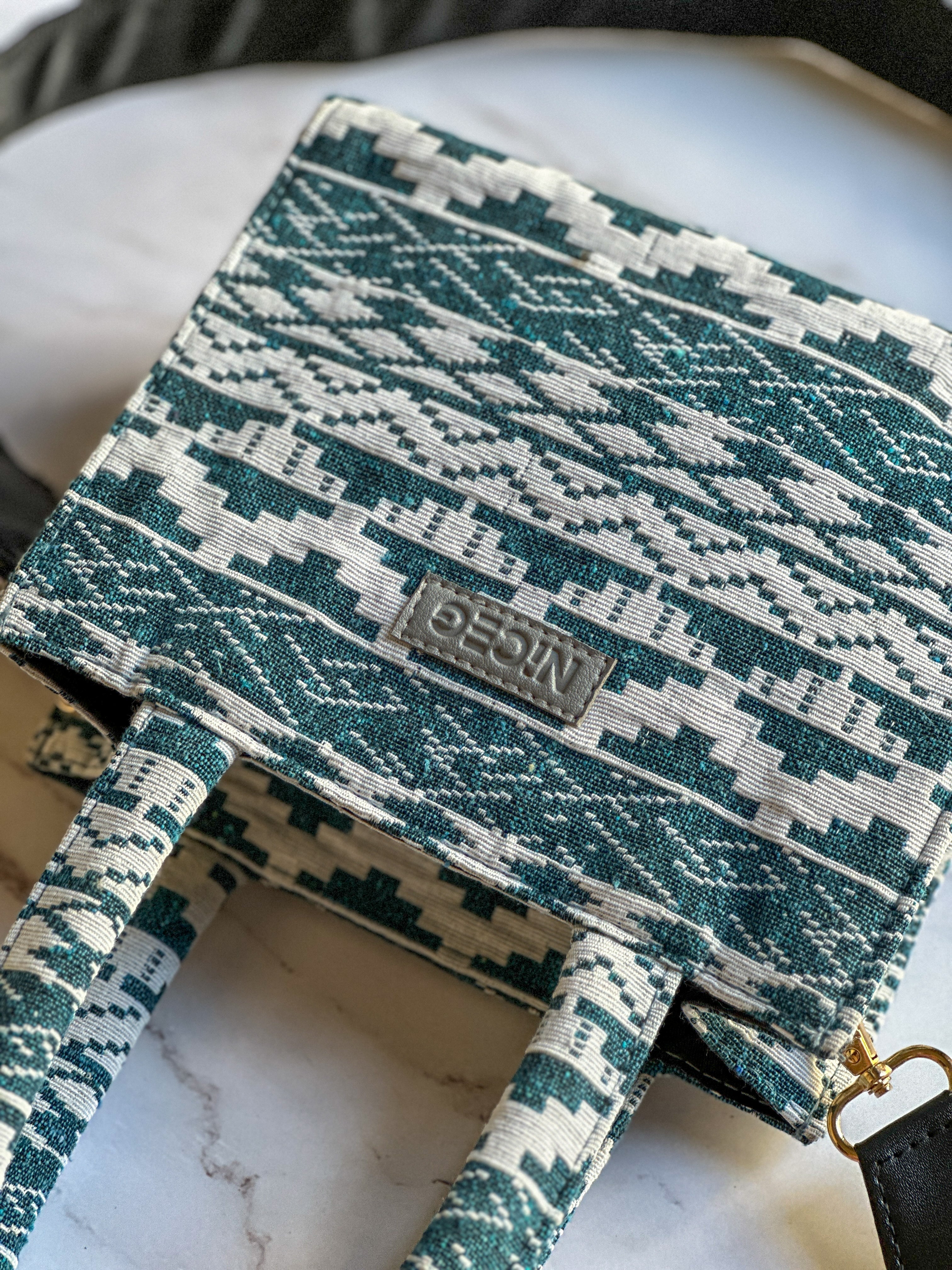 NiceG Blue Bliss Box Bag (Small)